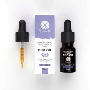 Olejek konopny CBD 40%, Flowrolls - Suplementy naturalne - miniaturka - grafika 1