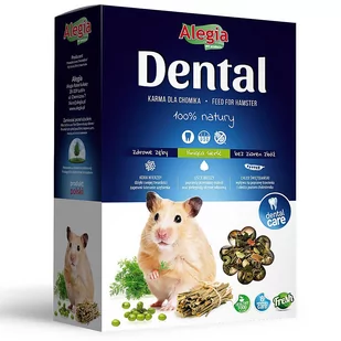 Alegia Dental Chomik 300g pełnoporcjowy pokarm 100% naturalny - Karma dla gryzoni - miniaturka - grafika 1