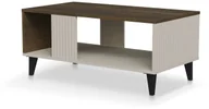 Ławy i stoliki kawowe - Stolik kawowy RANDOM 2 LAW-1 dąb orzech/kaszmirowy HALMAR - miniaturka - grafika 1