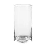 Wazony i flakony - Wazon szklany Cylinder wys. 20 cm transparentny - miniaturka - grafika 1