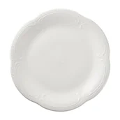 Talerze - Talerz do ciasta porcelanowy 30 cm WHITE PRINCESS - miniaturka - grafika 1