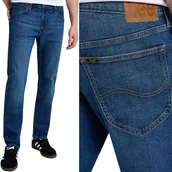 Spodnie męskie - Lee DAREN Blooming DżINS PROSTE CIEMNE ELASTYCZNE SPODNIE JEANSOWE W31 L30 - miniaturka - grafika 1