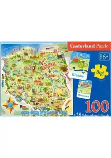 Castorland Mapa polski puzzle - Puzzle - miniaturka - grafika 2
