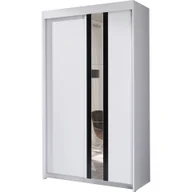 Szafy - Szafa Belt Jurek Meble Biały, Czarny - miniaturka - grafika 1