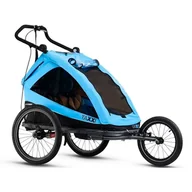 Wózki dziecięce - Wózek dziecięcy TaXXi S'Cool Kids Elite two Blue - miniaturka - grafika 1