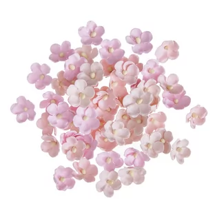 Kwiaty Ozdobne Papierowe 2Cm 60Szt Różowe Dalprint - Scrapbooking - miniaturka - grafika 1