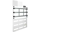 Rozdzielnie elektryczne - Hager polo Rama modułowa 108 modułów 450x750mm Univers UD33B1 UD33B1 - miniaturka - grafika 1