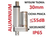 Napędy i siłowniki do bram - SIŁOWNIK ELEKTRYCZNY 24V SILNIK LINIOWY 30mm 1000N - miniaturka - grafika 1