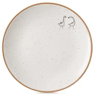 Talerze - Talerz deserowy ceramiczny beżowy 20cm ORION 129107 - miniaturka - grafika 1