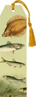 Zakładki do książek - Zakładka 129 ze wstążką Nordyckie ryby - Skona Ting - miniaturka - grafika 1