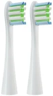 Końcówki do szczoteczek elektrycznych - 2x końcówki BIAŁE do szczoteczki sonicznej Oclean SE / X / X PRO / X PRO Elite / X PRO Digital / X10 / One / Air / Z / F1 / FLOW / Endurance - Reptila - miniaturka - grafika 1