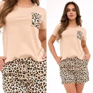 Piżamy damskie - PIŻAMA Damska CORNETTE 675 Panther 5 XL / 42 Beż - miniaturka - grafika 1