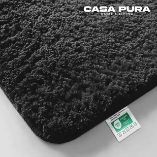 Dywanik kąpielowy Sky ekstra puszysty wiele kolorów i rozmiarów głęboka czerń 60 x 100 cm - Dywaniki łazienkowe - miniaturka - grafika 1