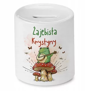 Skarbonka Dla Krystyny na Urodziny na Prezent z Nadrukiem ze Zdjęciem - Skarbonki - miniaturka - grafika 1