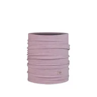 Apaszki i szaliki damskie - Komin wełniany Buff Merino Fleece Neckwarmer solid lilac sand - ONE SIZE - miniaturka - grafika 1