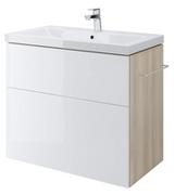 Szafki łazienkowe - Cersanit Szafka pod umywalkę SMART do umywalki COMO 80, biała S568-020 - miniaturka - grafika 1