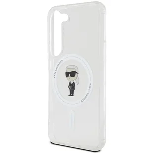 Karl Lagerfeld KLHMS23SHFCKNOT S23 S911 transparent hardcase IML Ikonik MagSafe - Etui i futerały do telefonów - miniaturka - grafika 14