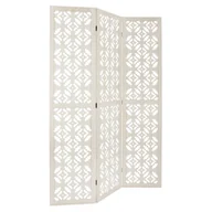 Parawany - Parawan drewniany Rayan White - miniaturka - grafika 1