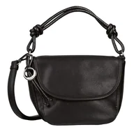 Torebki damskie - Gabor bags Laria damska torebka z klapką, czarna, czarny - miniaturka - grafika 1
