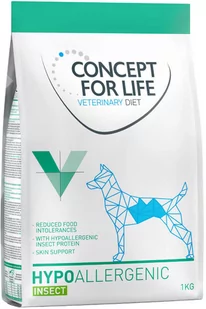 Concept for Life Veterinary Diet Hypoallergenic Insect 1 kg - Sucha karma dla psów - miniaturka - grafika 1