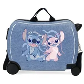 Walizki - Disney Stich Dance it out Walizka dziecięca Niebieski 50x38x20 cms Sztywne ABS Zamknięcie kombinowane boczne 34L 1,8 kg 2 Koła Bagaż Ręcznie, niebieski, Talla única, walizka dziecięca - miniaturka - grafika 1