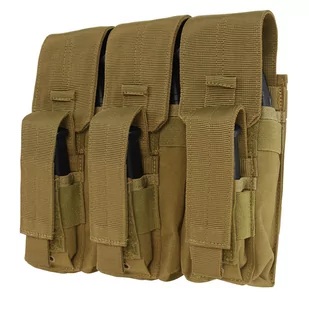 Condor - Ładownica MOLLE Kangaroo na magazynki AK - Potrójna - Coyote Brown - MA72-498 - Odzież taktyczna i umundurowanie - miniaturka - grafika 1