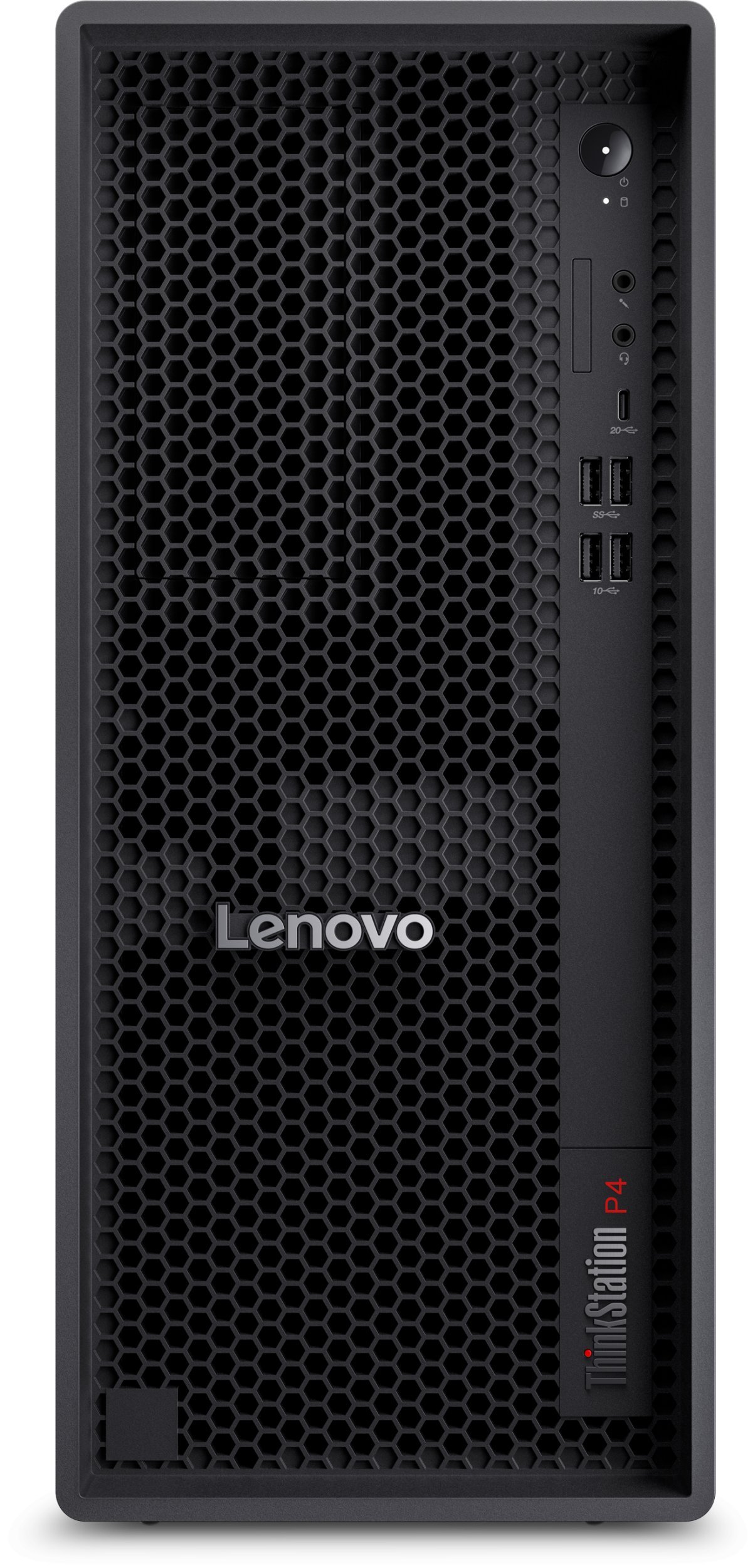 Lenovo ThinkStation P4 30KN - Tower - 1 x Ryzen 5 Pro 9655 / 3.9 GHz - AMD Pro - RAM 32 GB - SSD 512 GB - TCG Opal Encryption, Performance, NVME - Radeon Graphics - 1GbE, 2.5GbE - Win 11 Pro - Monitor: brak - Tastatur: niemiecka - 30KN003GGE