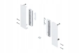 Blum ZI4.4ES1 Merivobox Moc. frontu szkła E białe - Meble modułowe i akcesoria - miniaturka - grafika 1