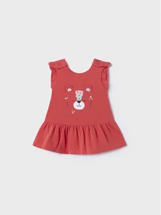 Mayoral Sukienka codzienna 1823 Czerwony - Sukienki i spódniczki dla dziewczynek - miniaturka - grafika 1