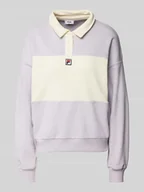 Koszulki i topy damskie - Koszulka polo z wyhaftowanym logo model ‘LANGOGNE’ - miniaturka - grafika 1