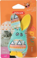 Zabawki dla kotów - ZOLUX Zabawka dla kota KALI królik kol. zielony 11,5 cm - miniaturka - grafika 1
