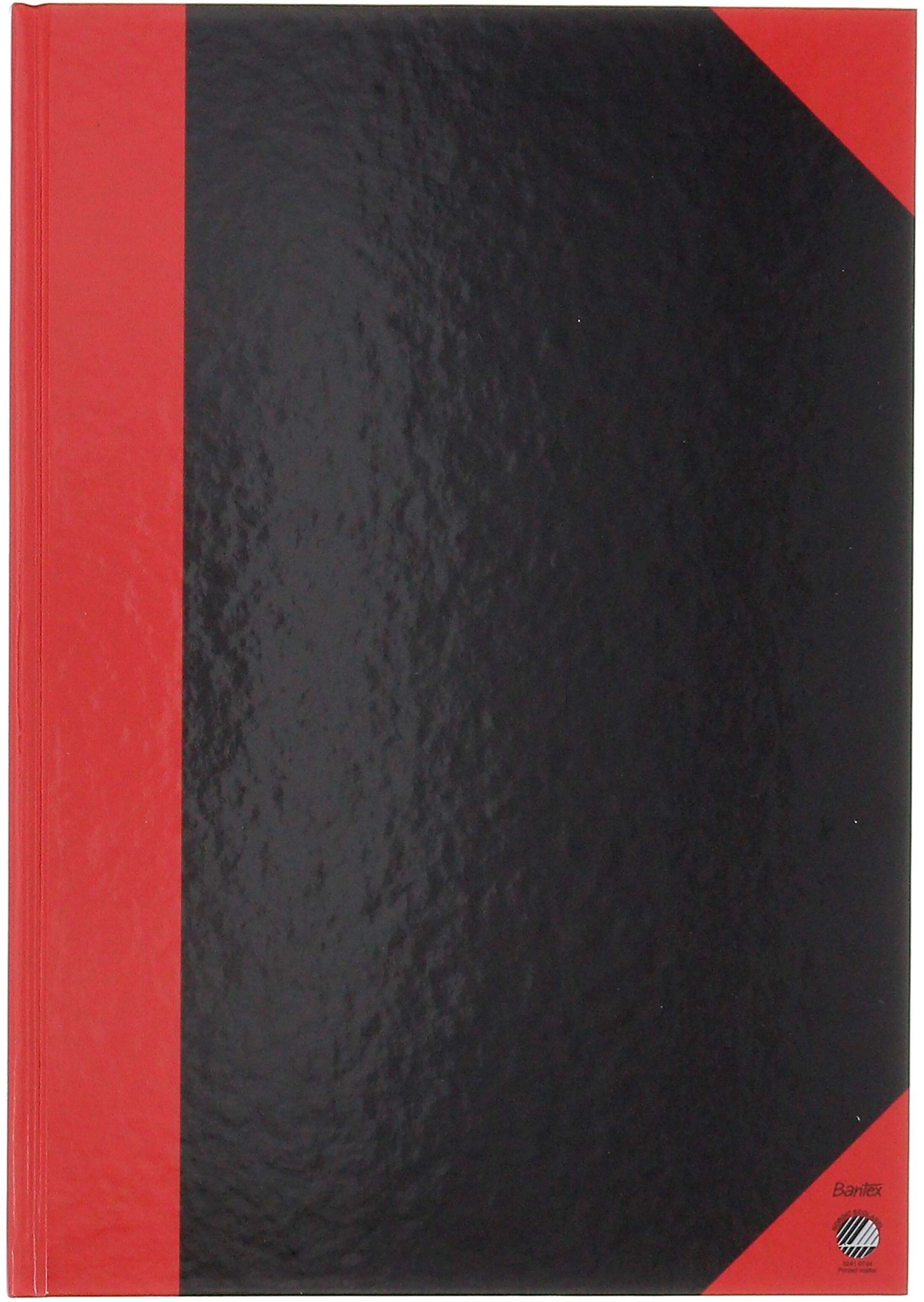 Bantex Bantex 100302814, Monochromatic, Black, Red, A4, 96 sheets, 70 g/m², Lined paper
