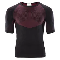 Koszulki sportowe męskie - Męska Koszulka termoaktywna HI-TEC HANO TOP M000145986 – Czarny - miniaturka - grafika 1