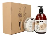 Zestawy kosmetyków męskich - Laq Zestaw Męski Dzik Duży Z Lasu Scrub + Żel - miniaturka - grafika 1