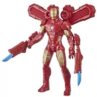 Figurki dla dzieci - Hasbro Marvel Figurka Iron Man + akcesoria F1426 - miniaturka - grafika 1
