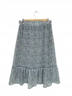 Spódnice - Lmtd Niebieska Rozkloszowana Spódniczka W Drobne Kwiaty 176 Kya - miniaturka - grafika 1
