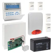 Alarmy - SATEL Alarm domowy przewodowy INTEGRA 32 na 4 czujki ruchu PIR Bosch - miniaturka - grafika 1