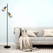 Lampy stojące - Briloner Lampa stojąca 1486025 2-pkt., klosze dymione szkło - miniaturka - grafika 1