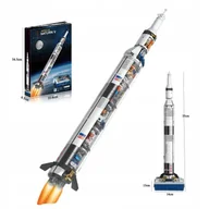 Klocki - Klocki konstrukcyjne rakieta apollo saturn kosmos - miniaturka - grafika 1