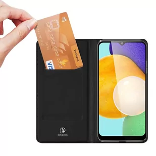 Dux Ducis Skin Pro kabura etui pokrowiec z klapką Samsung Galaxy A03s czarny - Etui i futerały do telefonów - miniaturka - grafika 3