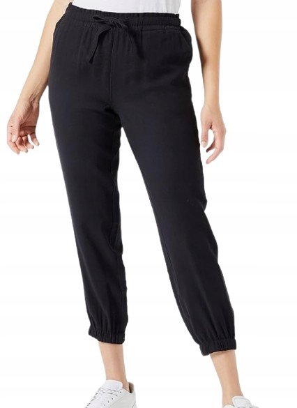 Only Czarne Spodnie Casual Damskie Wiązane Klasyczne Proste Xxs J2A