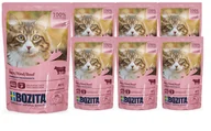 Mokra karma dla kotów - Bozita Kawałki w sosie z wołowiną saszetka) 12x85g 42638-uniw - miniaturka - grafika 1