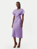 Sukienki - Rinascimento Sukienka koktajlowa CFC0122932003 Fioletowy Regular Fit - miniaturka - grafika 1