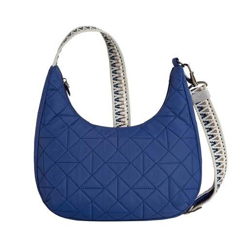 Travelon Miękka torba na ramię Boho, Unisex-Dorosły, Bujny niebieski, Bujny niebieski