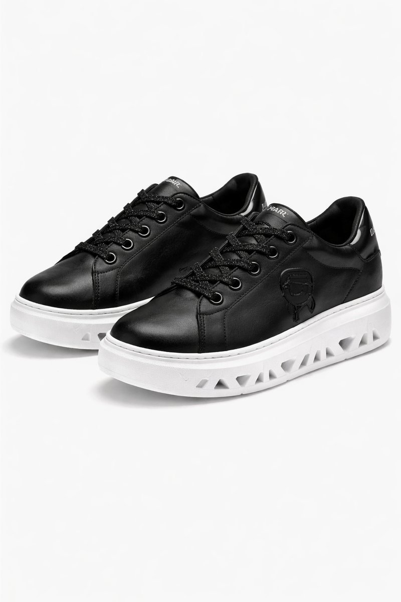 KARL LAGERFELD CZARNE SPORTOWE BUTY SKÓRZANE 38 2I1D