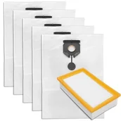 Filtry do odkurzaczy - 5x Worki Filtr do Karcher Nt 30/1 Nt 40/1 Nt 50/1 Tact Ap 6.904-367.0 - miniaturka - grafika 1