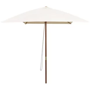 vidaXL Parasol ogrodowy, 200x300 cm, drewniany, kremowy - Parasole ogrodowe - miniaturka - grafika 1