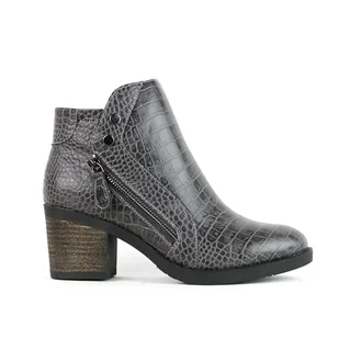 CHATTAWAK Damskie 12LIVORNOGRIS39 Botki, Szary, 39 EU, Szary, 39 EU - Botki damskie - miniaturka - grafika 1