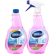Płyny do mycia szyb - Sidolux Crystal Płyn do mycia szyb z alkoholem Lemon 500 ml + zapas 500 ml - miniaturka - grafika 1