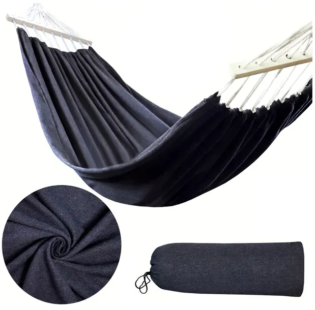 Duży Hamak 2 Osobowy Ogrodowy Huśtawka Xxl 280x150 Cm Mocny + Pokrowiec